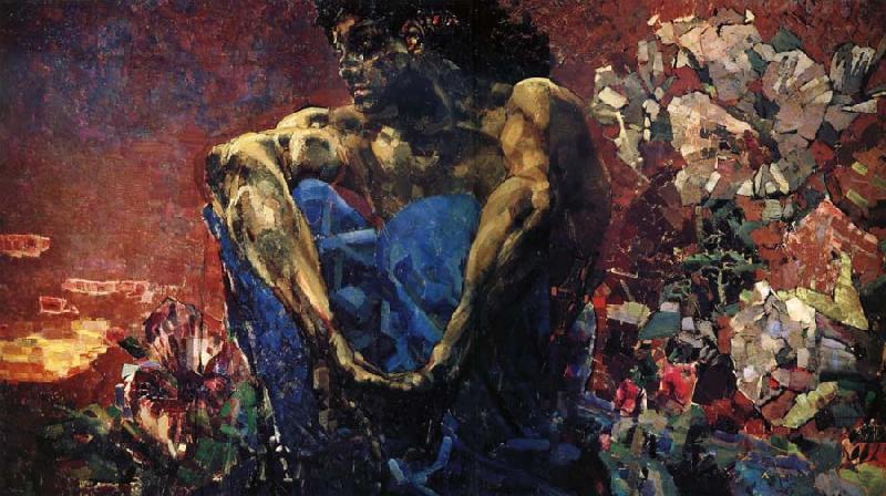 Mikhail Vrubel The Demon sat